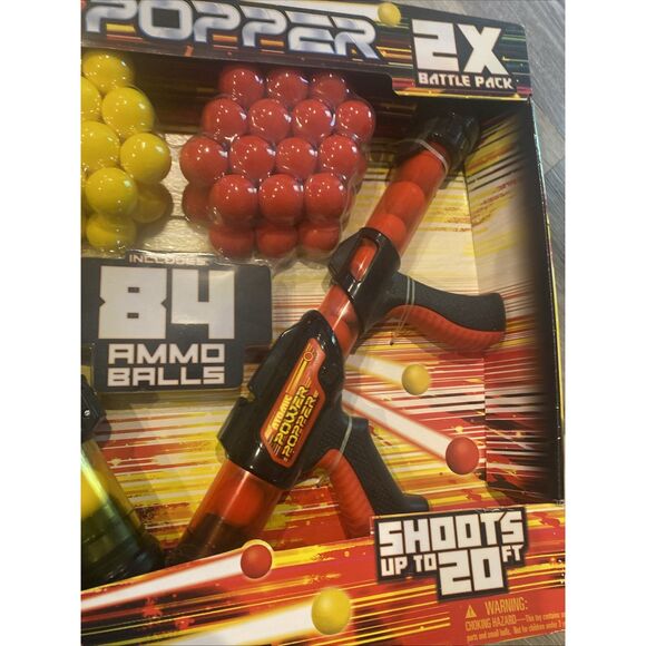 Hog Wild Atomic Power Popper Launcher Battle Pack with 84 Sponge Balls - Picture 3 of 8
